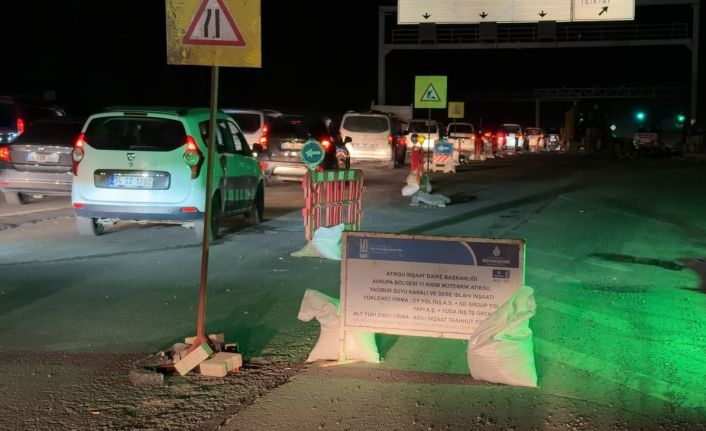 Arnavutköy Çevre Yolu’nda İSKİ çalışması çileye dönüştü