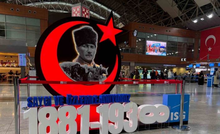 Atatürk 10 Kasım’da İstanbul Sabiha Gökçen’de anıldı