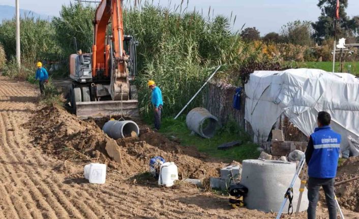 Atça’da kanalizasyon hattı yapımı başladı