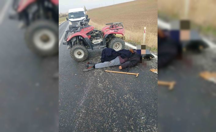 ATV ile takla atan 89 yaşındaki sürücü ağır yaralandı