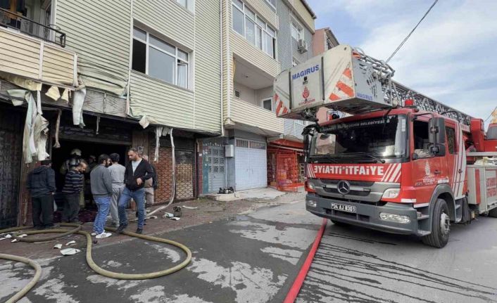 Avcılar’da tekstil atölyesinde korkutan yangın