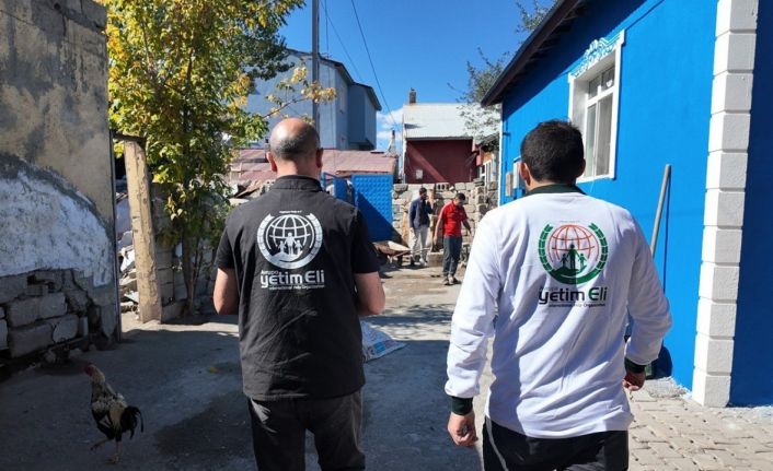 Avrupa Yetim Eli Derneği Ağrı’da nakdi yardım gerçekleştidi