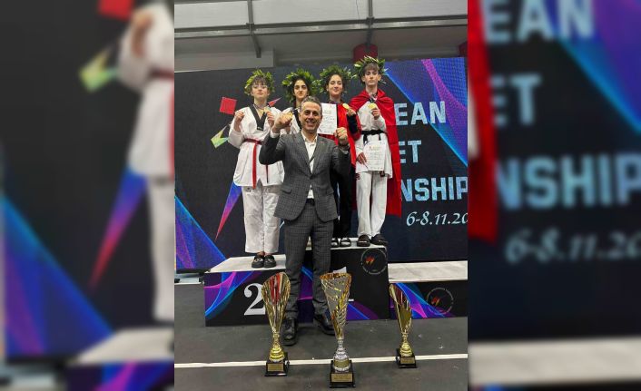 Avrupa Yıldızlar Taekwondo Şampiyonası’nda Türkiye şampiyon oldu