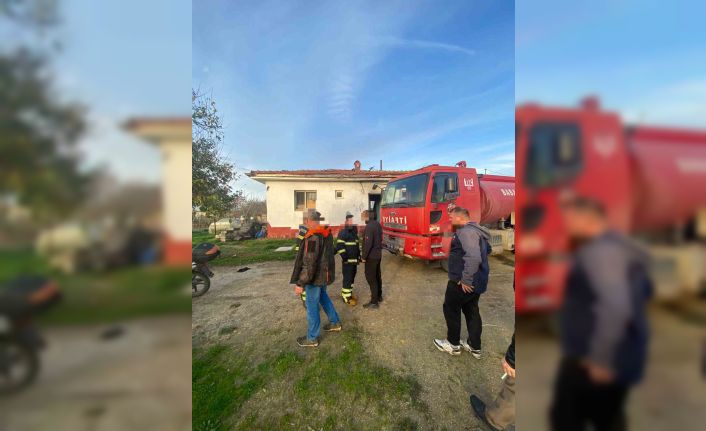 Babaeski’de ev yangını: 1 ölü, 1 yaralı