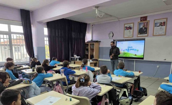 Babaeski’de öğrencilere su verimliliği, gıda israfı ve beslenme eğitimi