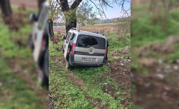 Babaeski’de trafik kazası: 1 ölü, 1 yaralı