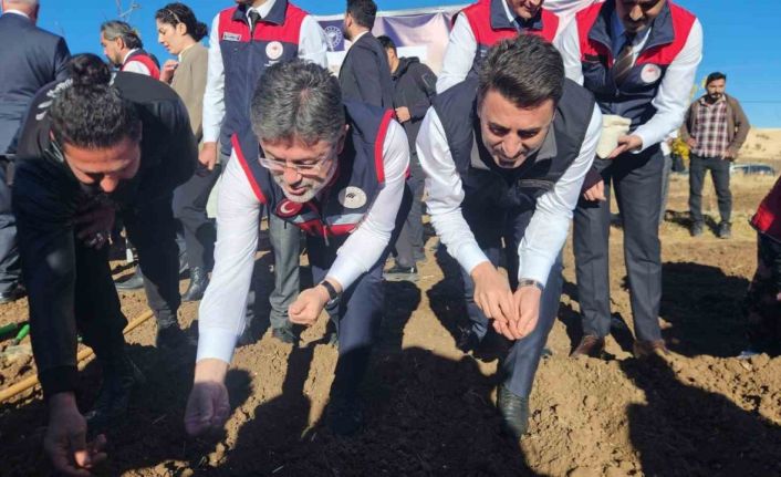 Bakan Yumaklı, Tunceli’de dağ sarımsağı ekti, balık yetiştiricileriyle bir araya geldi