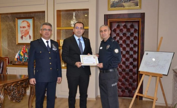 Başarılı polise teşekkür ve tebrik
