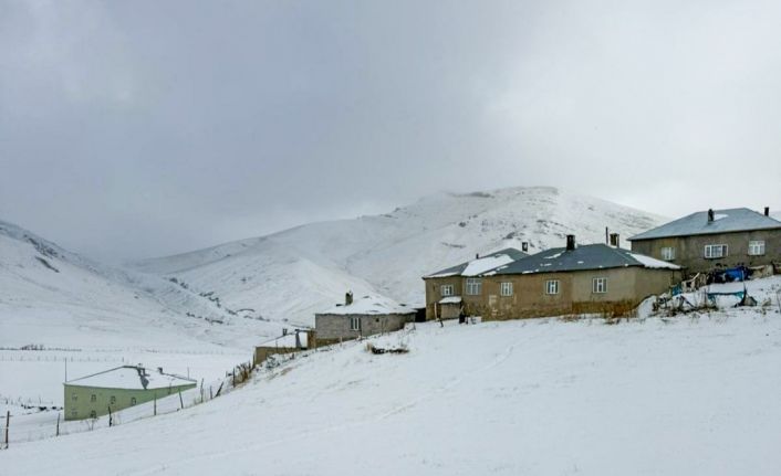 Başkale’de kar yağışı etkili oldu