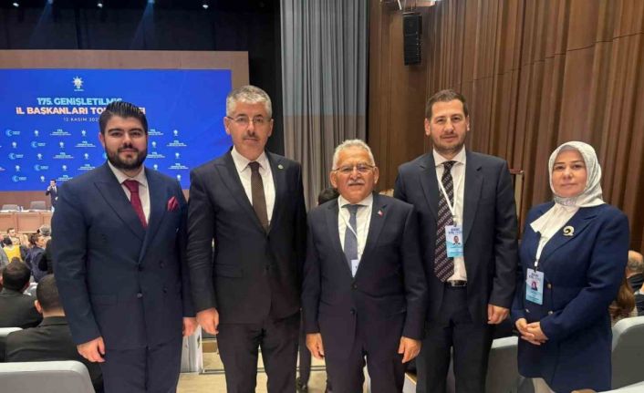 Başkan Büyükkılıç; AK Parti 175. Genişletilmiş İl Başkanları Toplantısı’na katıldı