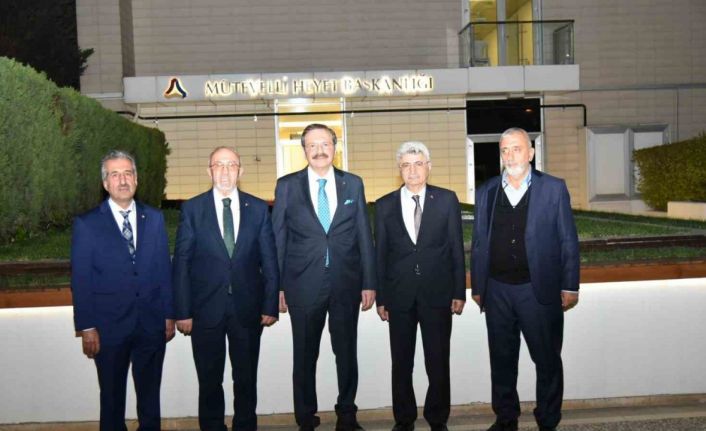 Başkan Dumandağ, TOBB Başkanı Hisarcıklıoğlu ile bir araya geldi