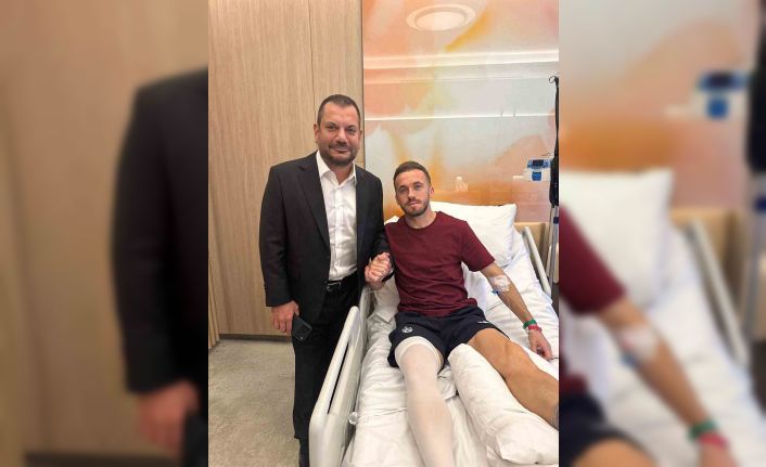 Başkan Ertuğrul Doğan’dan Edin Visca’ya geçmiş olsun ziyareti