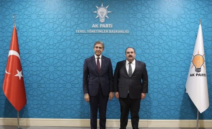 Başkan Hamamcı devam eden ve planlanan projelerle ilgili Ankara’da görüşmeler yaptı