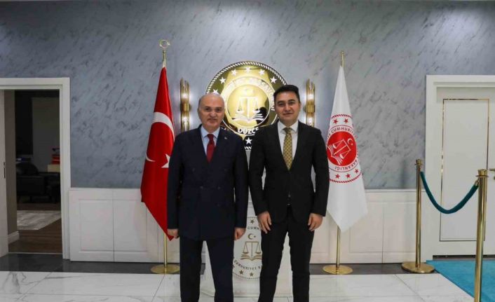 Başkan Özlü, Başsavcı Emre ile bir araya geldi