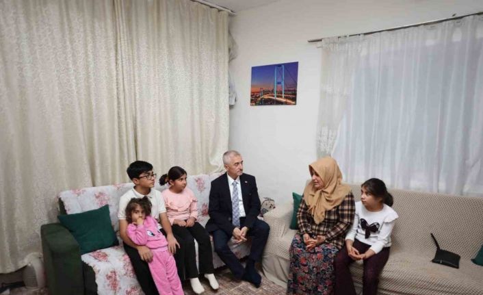 Başkan Tahmazoğlu’ndan aile ve esnaf ziyaretleri