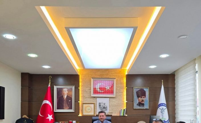 Başkan Tatık makamında DMD hastası Mehmet’i ağırladı