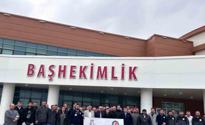 Bayburt Devlet Hastanesinde temizlik görevlisine şiddet iddiası