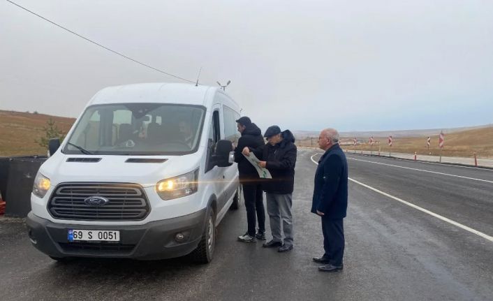 Bayburt’ta okul servislerine yönelik ortak denetim gerçekleştirildi