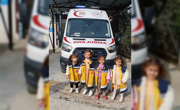 Bayırköy’de Kur’an kursu öğrencilerinden 112 acil merkezine gezi