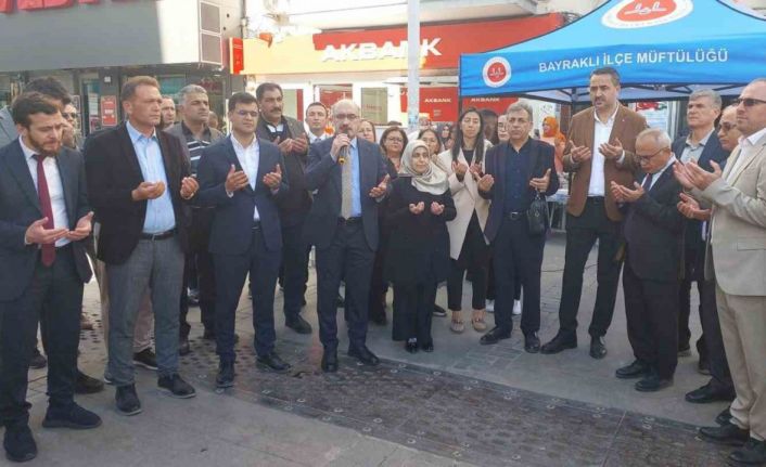 Bayraklı Müftülüğü’nden Gazze için yardım etkinliği