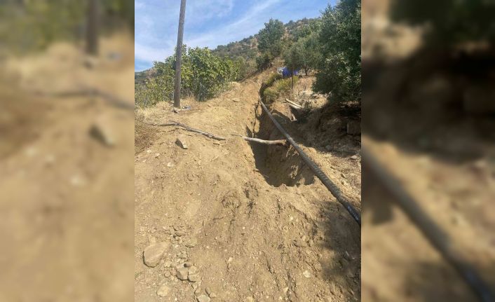 Bekirler Mahallesi’nde yeni içme suyu terfi hattı çalışmaları sürüyor