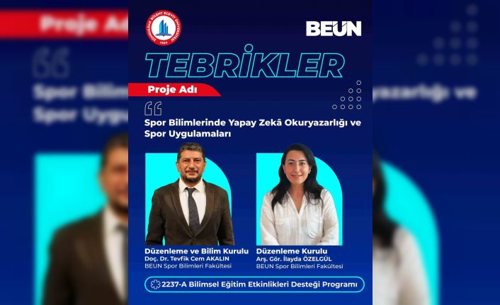 BEUN’lu akademisyenlerin yer aldığı projeye TÜBİTAK’tan destek