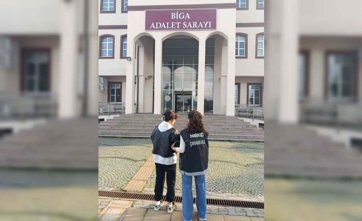 Biga’da uyuşturucu operasyonunda 1 kişi tutuklandı