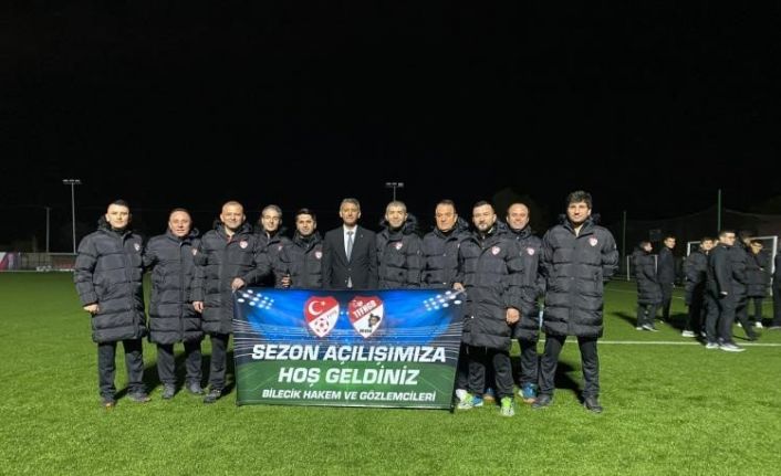 Bilecik futbol hakemleri sezonu Gölpazarı’nda başlattı
