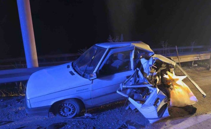 Bilecik’te tır otomobile arkadan çarptı: 1 yaralı