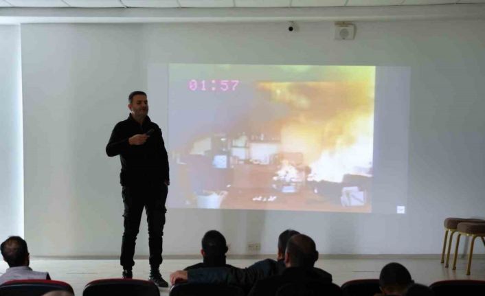 Bingöl’de dezavantajlı bireylere yangın ve afet farkındalık eğitimi verildi