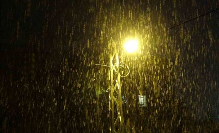 Bitlis’te mevsimin ilk karı yağdı