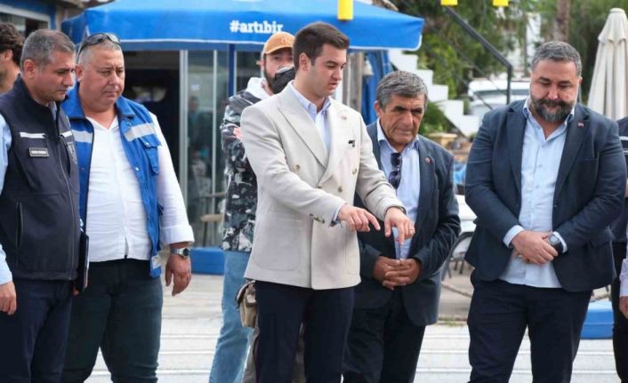 Bodrum Plaj Caddesi’nde 2. etap çalışmaları başladı