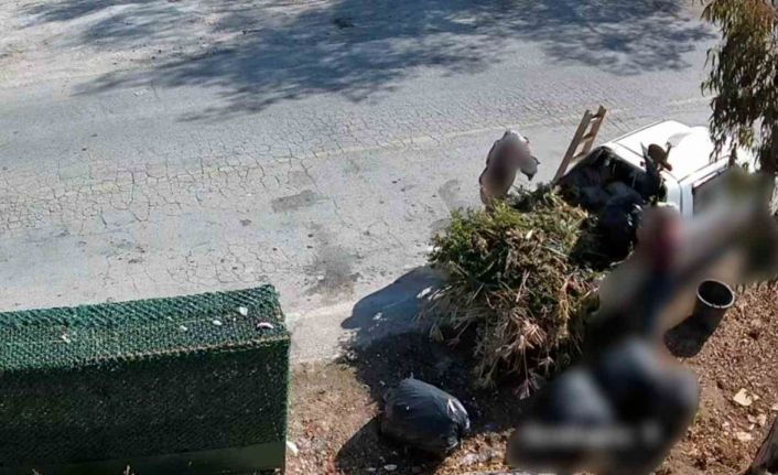 Bodrum’da çevreyi kirletenler belediye kamerasına yakalandı