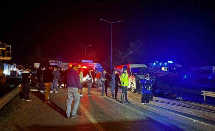 Bursa’da zincirleme kaza: 1 ölü, 13 yaralı