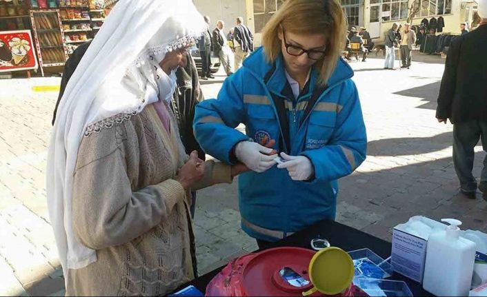 Büyükşehir’den 13 ilçede ücretsiz Diyabet taraması
