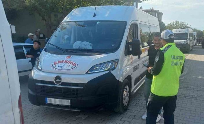 Büyükşehir’den okul servislerine denetim