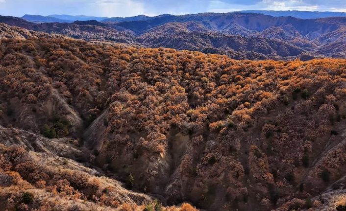 Çankırı’da mest eden sonbahar manzaraları