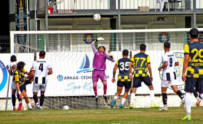 Çeşme’de derbi mücadelesinde gol sesi çıkmadı