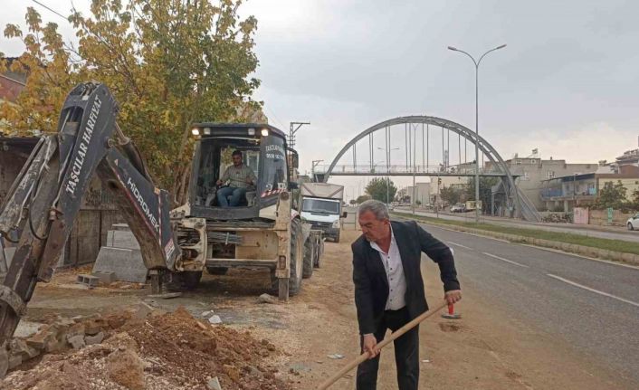 Çevre yolunda doğalgaz çalışması