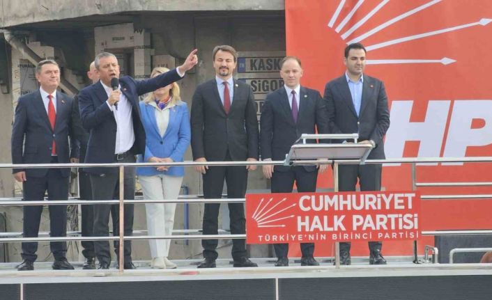 CHP Genel Başkanı Özel, Zonguldak mitinginde konuştu