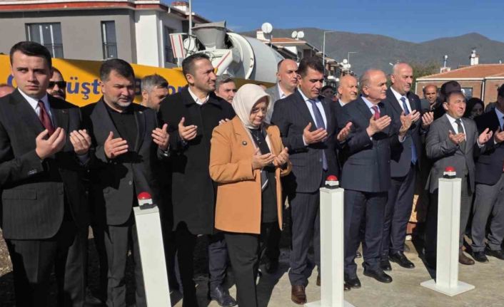 Çilimli’ye Selçuklu mimarisinde yapılacak caminin temeli atıldı