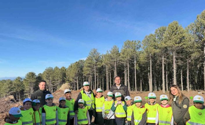 Çineli öğrencilere orman faaliyetleri anlatıldı