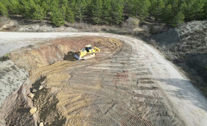 Çomar Barajında 2. etap yol genişletme çalışmaları başladı