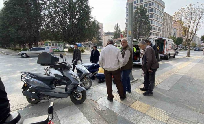 Çorum’da otomobil ile motosiklet çarpıştı: 1 yaralı