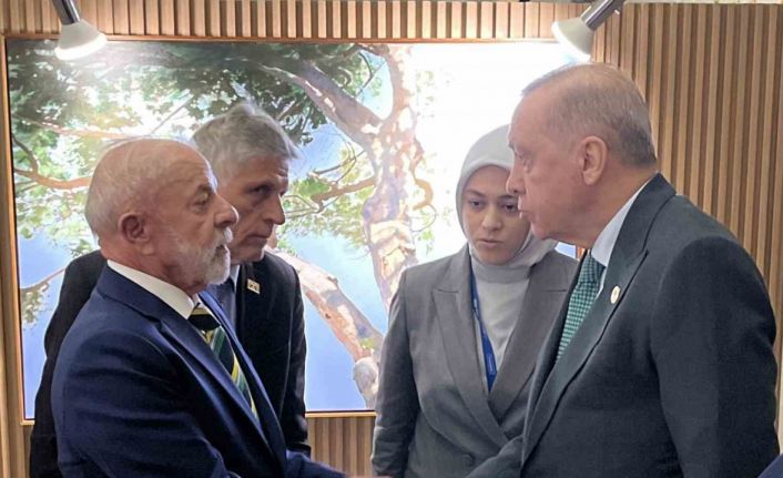 Cumhurbaşkanı Erdoğan, Brezilya Devlet Başkanı Silva ile görüştü