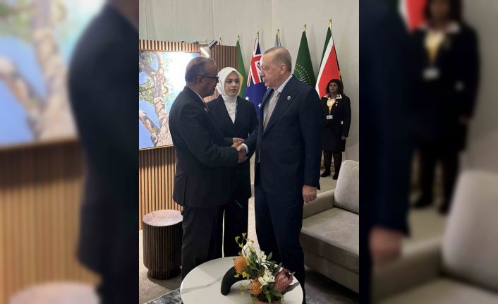 Cumhurbaşkanı Erdoğan, DSÖ Genel Direktörü Tedros’u kabul etti