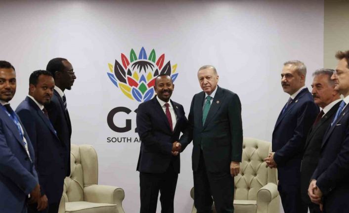 Cumhurbaşkanı Erdoğan, Etiyopya Başbakanı  Ali’yi kabul etti