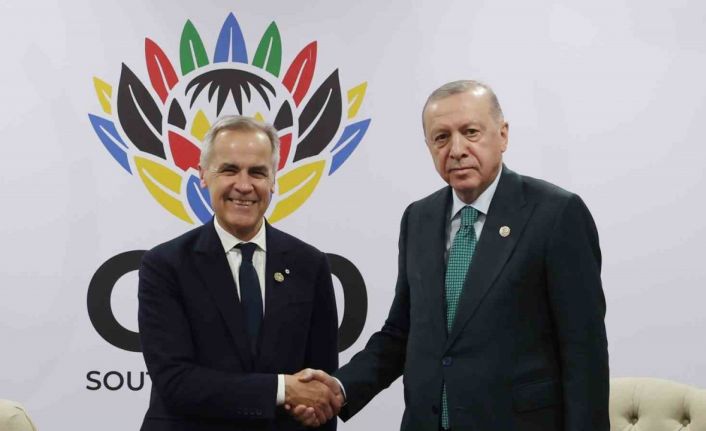 Cumhurbaşkanı Erdoğan, Kanada Başbakanı Carney ile bir araya geldi