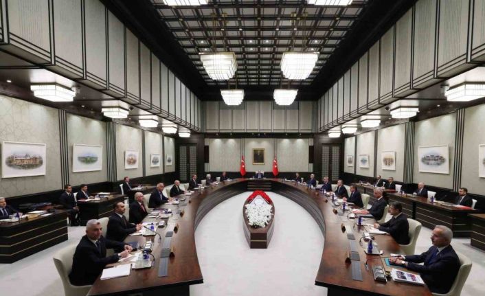 Cumhurbaşkanlığı Kabinesi, Cumhurbaşkanı Recep Tayyip Erdoğan başkanlığında Beştepe’de toplandı.