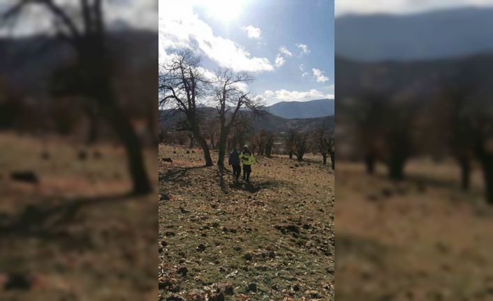 Dağlık alanda kaybolan genci jandarma buldu